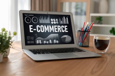 E-ticaret veri yazılımı çevrimiçi perakende şirketine satış analizi için mod gösterge tablosu sağlar