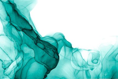 Soyut arkaplan için özgün tablodaki mermer mürekkep soyut sanat. Boyama, ombre alkol mürekkebinin pürüzsüz mermer arkaplan desenini yaratmak için yüksek kaliteli kağıt dokusuna boyanmış. .