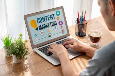 Mod çevrimiçi iş ve e-ticaret pazarlama stratejisi için içerik pazarlaması