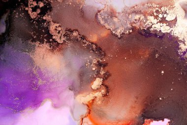 Soyut arkaplan için özgün tablodaki mermer mürekkep soyut sanat. Boyama, ombre alkol mürekkebinin pürüzsüz mermer arkaplan desenini yaratmak için yüksek kaliteli kağıt dokusuna boyanmış. .