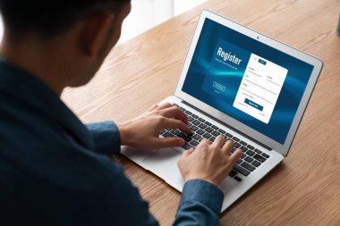 İnternet sitesinde mod form doldurmak için çevrimiçi kayıt formu