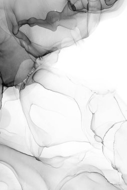 Soyut arkaplan için özgün tablodaki mermer mürekkep soyut sanat. Boyama, ombre alkol mürekkebinin pürüzsüz mermer arkaplan desenini yaratmak için yüksek kaliteli kağıt dokusuna boyanmış. .