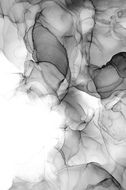 Soyut arkaplan için özgün tablodaki mermer mürekkep soyut sanat. Boyama, ombre alkol mürekkebinin pürüzsüz mermer arkaplan desenini yaratmak için yüksek kaliteli kağıt dokusuna boyanmış. .