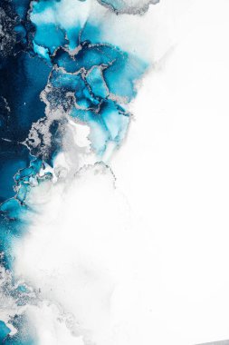 Soyut arkaplan için özgün tablodaki mermer mürekkep soyut sanat. Resim, Kintsuki mürekkep sanatının düz mermer arkaplan desenini yaratmak için yüksek kaliteli kağıt dokusuna boyanmış. .