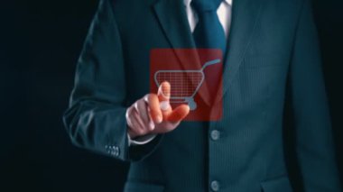 Omni channel technology of online retail business approach. Multichannel marketing on social media network offer service of internet payment channel, online retail shopping and omni digital app