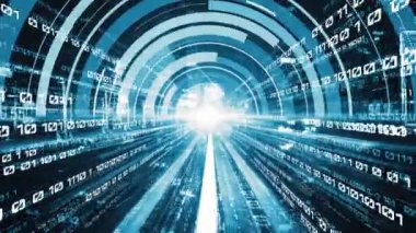 Yazılım geliştirme, uygulama programlama kodu ve gizli bilgisayar kodlaması. Yeni bilgi çağındaki küresel eğilimleri değiştiren akıllı dijital dönüşüm ve teknoloji bozulması kavramı .