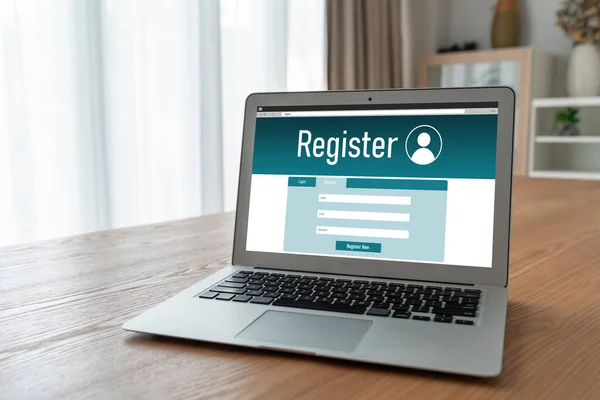 Online registration form for modish form filling on the internet website