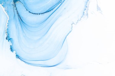 Marble ink abstract art from meticulous original painting abstract background . Painting was painted on high quality paper texture to create smooth marble background pattern of ombre alcohol ink .