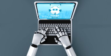 Müşteri sorularına otomatik olarak cevap veren mod çevrimiçi iş için Chatbot yazılım uygulaması