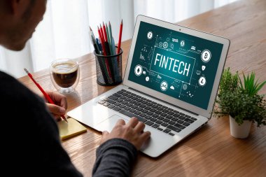 Pazarlama stratejisini analiz etmek için kullanılan Fintech finansal teknoloji yazılımı