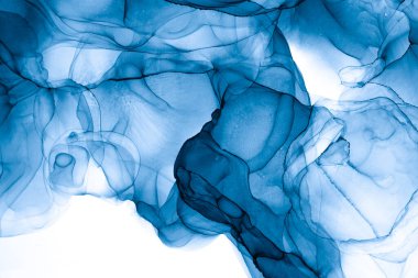 Soyut arkaplan için özgün tablodaki mermer mürekkep soyut sanat. Boyama, ombre alkol mürekkebinin pürüzsüz mermer arkaplan desenini yaratmak için yüksek kaliteli kağıt dokusuna boyanmış. .