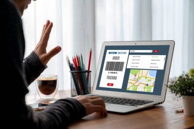 Ürün nakliyesi ve teslimatı için e-ticaret ve mod çevrimiçi iş izleme sistemi