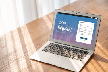 İnternet sitesinde mod form doldurmak için çevrimiçi kayıt formu