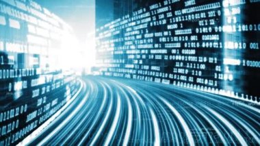 Yazılım geliştirme, uygulama programlama kodu ve gizli bilgisayar kodlaması. Yeni bilgi çağındaki küresel eğilimleri değiştiren akıllı dijital dönüşüm ve teknoloji bozulması kavramı .