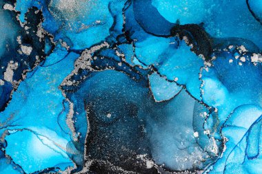 Soyut arkaplan için özgün tablodaki mermer mürekkep soyut sanat. Boyama, ombre alkol mürekkebinin pürüzsüz mermer arkaplan desenini yaratmak için yüksek kaliteli kağıt dokusuna boyanmış. .