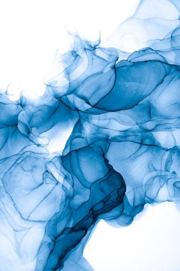 Soyut arkaplan için özgün tablodaki mermer mürekkep soyut sanat. Boyama, ombre alkol mürekkebinin pürüzsüz mermer arkaplan desenini yaratmak için yüksek kaliteli kağıt dokusuna boyanmış. .