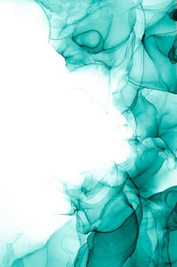 Soyut arkaplan için özgün tablodaki mermer mürekkep soyut sanat. Boyama, ombre alkol mürekkebinin pürüzsüz mermer arkaplan desenini yaratmak için yüksek kaliteli kağıt dokusuna boyanmış. .