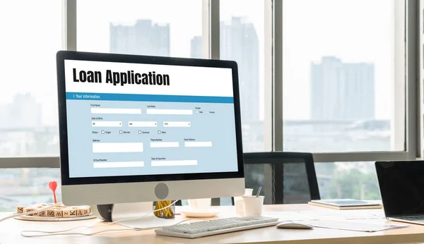 Online loan application form for modish digital information collection on the internet network