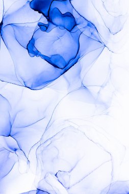 Soyut arkaplan için özgün tablodaki mermer mürekkep soyut sanat. Boyama, ombre alkol mürekkebinin pürüzsüz mermer arkaplan desenini yaratmak için yüksek kaliteli kağıt dokusuna boyanmış. .