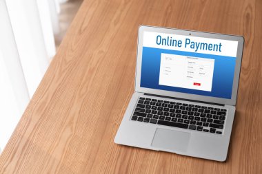 İnternet üzerinden modem para transferi için çevrimiçi ödeme platformu