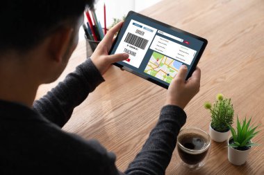 Ürün nakliyesi ve teslimatı için e-ticaret ve mod çevrimiçi iş izleme sistemi