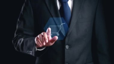 Omni channel technology of online retail business approach. Multichannel marketing on social media network offer service of internet payment channel, online retail shopping and omni digital app