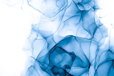 Soyut arkaplan için özgün tablodaki mermer mürekkep soyut sanat. Boyama, ombre alkol mürekkebinin pürüzsüz mermer arkaplan desenini yaratmak için yüksek kaliteli kağıt dokusuna boyanmış. .