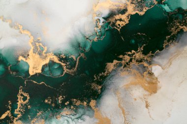 Soyut arkaplan için özgün tablodaki mermer mürekkep soyut sanat. Boyama, ombre alkol mürekkebinin pürüzsüz mermer arkaplan desenini yaratmak için yüksek kaliteli kağıt dokusuna boyanmış. .