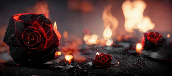 Burning rose Stock Photos, Royalty Free Burning rose Images | Depositphotos