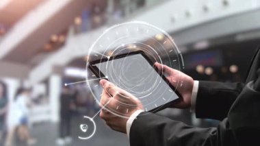 Omni channel technology of online retail business approach. Multichannel marketing on social media network offer service of internet payment channel, online retail shopping and omni digital app