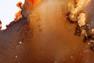 Soyut arkaplan için özgün tablodaki mermer mürekkep soyut sanat. Boyama, ombre alkol mürekkebinin pürüzsüz mermer arkaplan desenini yaratmak için yüksek kaliteli kağıt dokusuna boyanmış. .