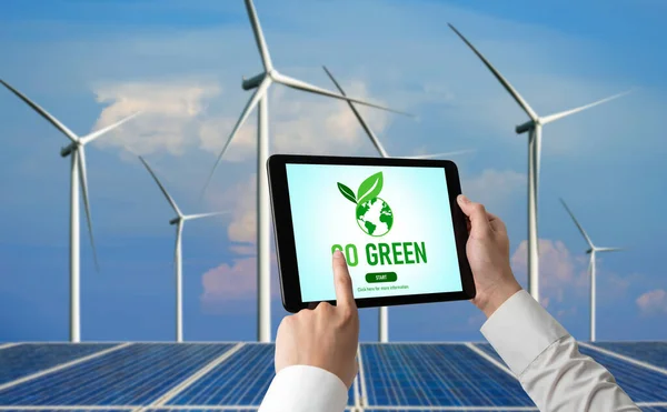 Πράσινη Μετατροπή Των Επιχειρήσεων Για Την Εξοικονόμηση Περιβάλλοντος Και Esg — Φωτογραφία Αρχείου