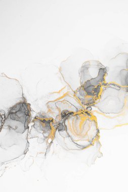 Marble ink abstract art from meticulous original painting abstract background . Painting was painted on high quality paper texture to create smooth marble background pattern of ombre alcohol ink .