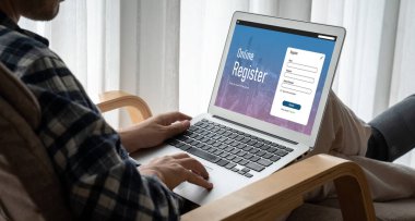 İnternet sitesinde mod form doldurmak için çevrimiçi kayıt formu