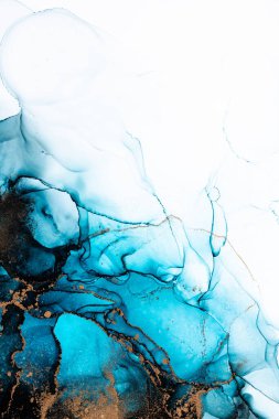 Soyut arkaplan için özgün tablodaki mermer mürekkep soyut sanat. Resim, Kintsuki mürekkep sanatının düz mermer arkaplan desenini yaratmak için yüksek kaliteli kağıt dokusuna boyanmış. .