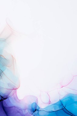 Soyut arkaplan için özgün tablodaki mermer mürekkep soyut sanat. Boyama, ombre alkol mürekkebinin pürüzsüz mermer arkaplan desenini yaratmak için yüksek kaliteli kağıt dokusuna boyanmış. .