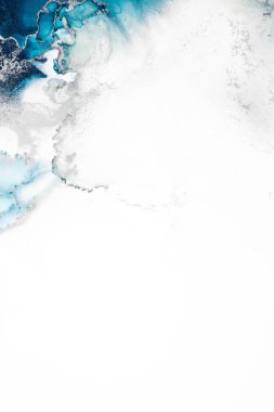 Soyut arkaplan için özgün tablodaki mermer mürekkep soyut sanat. Resim, Kintsuki mürekkep sanatının düz mermer arkaplan desenini yaratmak için yüksek kaliteli kağıt dokusuna boyanmış. .