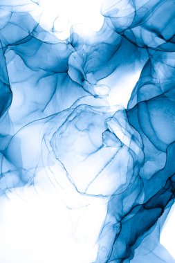 Soyut arkaplan için özgün tablodaki mermer mürekkep soyut sanat. Boyama, ombre alkol mürekkebinin pürüzsüz mermer arkaplan desenini yaratmak için yüksek kaliteli kağıt dokusuna boyanmış. .