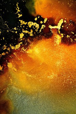 Enfes orjinal resmin mermer mürekkep sanatının soyut arkaplanını yakmak. Boyama, ombre alkol mürekkebinin pürüzsüz mermer arkaplan desenini yaratmak için yüksek kaliteli kağıt dokusuna boyanmış. .