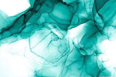 Soyut arkaplan için özgün tablodaki mermer mürekkep soyut sanat. Boyama, ombre alkol mürekkebinin pürüzsüz mermer arkaplan desenini yaratmak için yüksek kaliteli kağıt dokusuna boyanmış. .