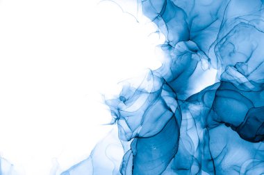 Soyut arkaplan için özgün tablodaki mermer mürekkep soyut sanat. Boyama, ombre alkol mürekkebinin pürüzsüz mermer arkaplan desenini yaratmak için yüksek kaliteli kağıt dokusuna boyanmış. .