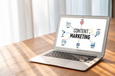 Mod çevrimiçi iş ve e-ticaret pazarlama stratejisi için içerik pazarlaması