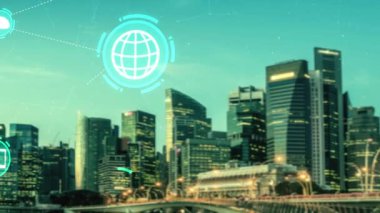 Omni channel technology of online retail business approach. Multichannel marketing on social media network offer service of internet payment channel, online retail shopping and omni digital app