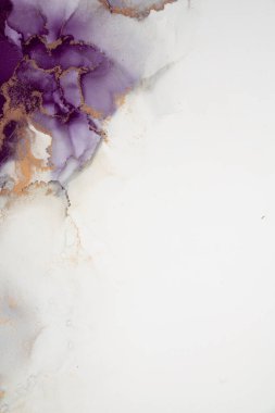 Soyut arkaplan için özgün tablodaki mermer mürekkep soyut sanat. Resim, Kintsuki mürekkep sanatının düz mermer arkaplan desenini yaratmak için yüksek kaliteli kağıt dokusuna boyanmış. .