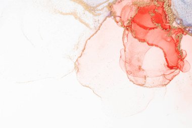 Marble ink abstract art from meticulous original painting abstract background . Painting was painted on high quality paper texture to create smooth marble background pattern of ombre alcohol ink .