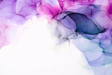 Soyut arkaplan için özgün tablodaki mermer mürekkep soyut sanat. Boyama, ombre alkol mürekkebinin pürüzsüz mermer arkaplan desenini yaratmak için yüksek kaliteli kağıt dokusuna boyanmış. .