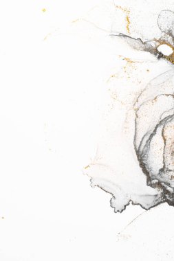 Marble ink abstract art from meticulous original painting abstract background . Painting was painted on high quality paper texture to create smooth marble background pattern of ombre alcohol ink .