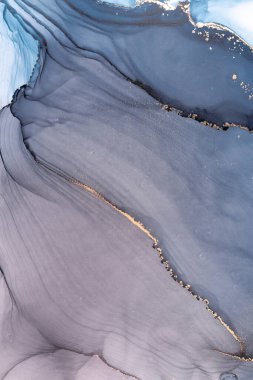 Marble ink abstract art from meticulous original painting abstract background . Painting was painted on high quality paper texture to create smooth marble background pattern of ombre alcohol ink .