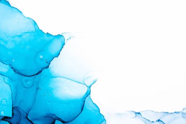 Soyut arkaplan için özgün tablodaki mermer mürekkep soyut sanat. Boyama, ombre alkol mürekkebinin pürüzsüz mermer arkaplan desenini yaratmak için yüksek kaliteli kağıt dokusuna boyanmış. .