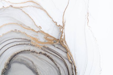 Marble ink abstract art from meticulous original painting abstract background . Painting was painted on high quality paper texture to create smooth marble background pattern of ombre alcohol ink .